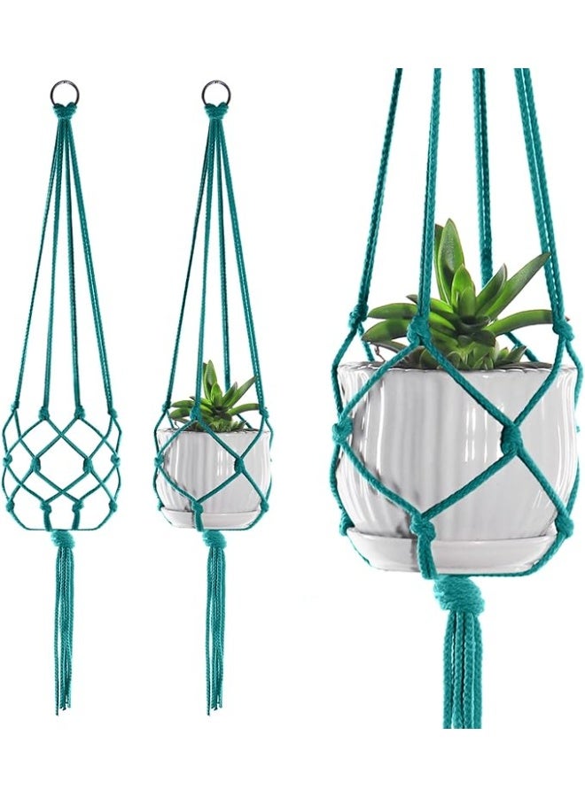 Antikiano Macrame Plant Hanger – Handmade Cotton Decor – Length ‎105‎ cm. - Image 1
