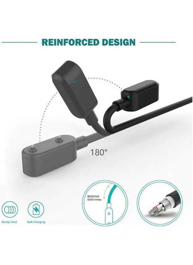 S-Color S-Colour USB Magnetic Charger Cable For Huawei Watch Fit Black - Image 2