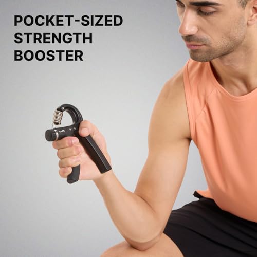 Cult Adjustable Hand Grip Strengthener | Hand Gripper for Men & Women | For Gym Workout | Forearm Exercise | Finger Exercise | Power Gripper | Black - Image 2