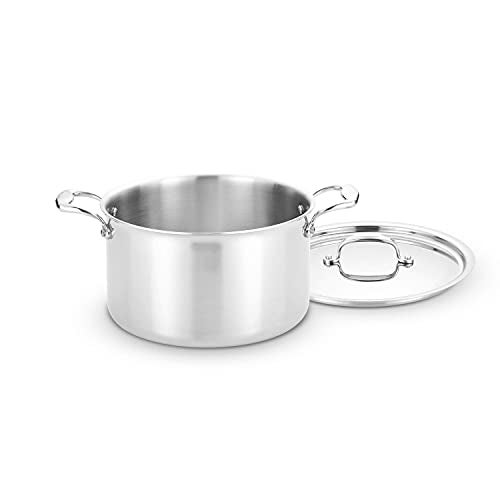 Heritage Steel 8 Quart Stock Pot with Lid - Titanium Strengthened 316Ti Stainless Steel with 5-Ply Construction - Induction-Ready and Fully Clad, Made in USA - Image 5