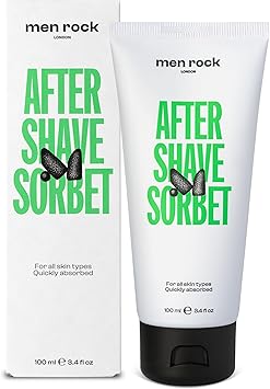 Men Rock After Shave Balm Sorbet for Men Women Fast Absorbing Body Balm for Ingrown Hair Razor Bumps Burns Relief After Shaving Waxing Fresh Melon Scent 100ml - Image 1