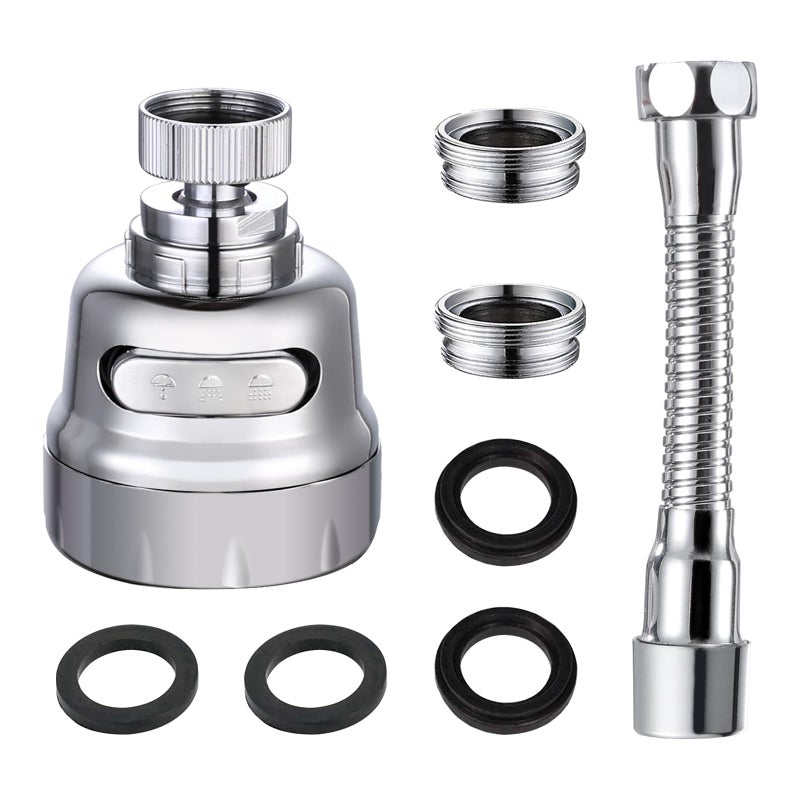 Kitchen Sink Faucet Sprayer Attachment Movable Kitchen Tap Head 360 Rotatable AntiSplash Sink Sprayer Faucet Nozzle Head Water Saving Faucet Aerator