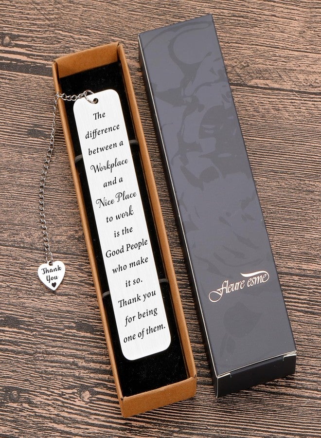 Fleure Esme Coworker Leaving Gifts for Women, Farewell Gifts for Coworkers Women, Goodbye Going Away Gifts for Coworkers Friends Work Bestie Employee Boss Appreciation Thank You Bookmark Retirement Gift for Woman - Image 5