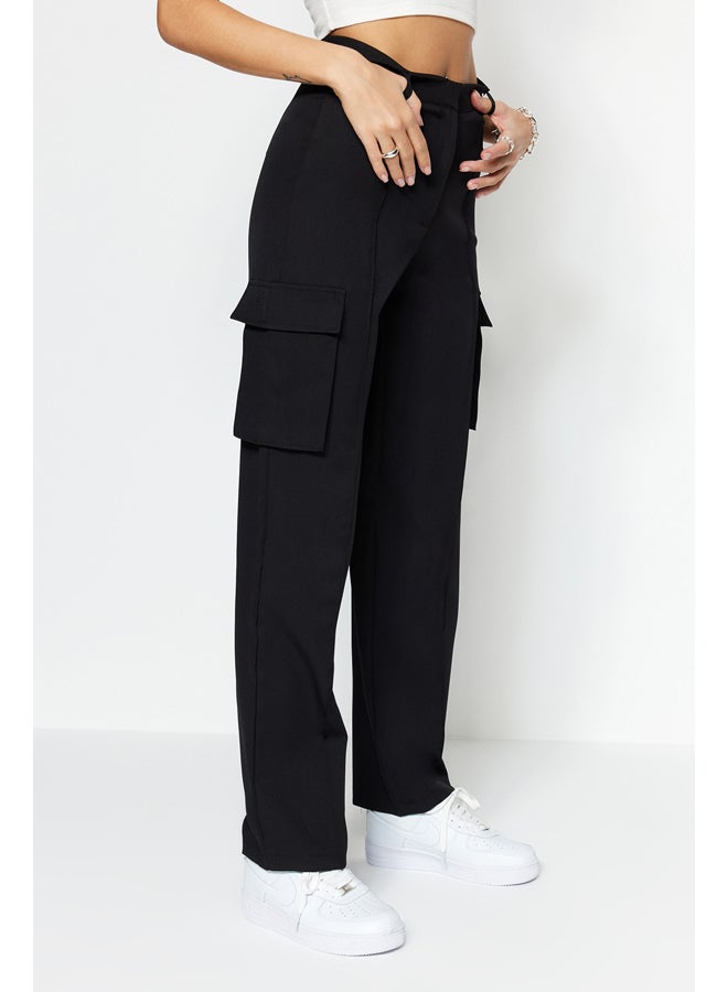 trendyol Pants - Black - Straight - Image 4