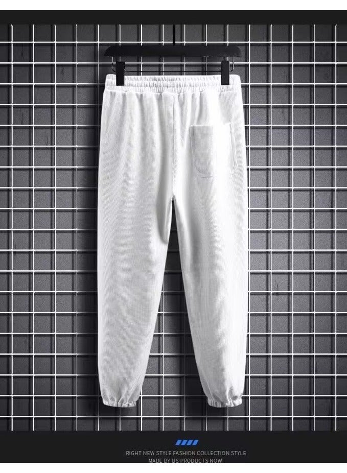 KUYING Autumn New Casual Sports Pants T-shirt Men's Trendy Two-piece Set  - Image 3