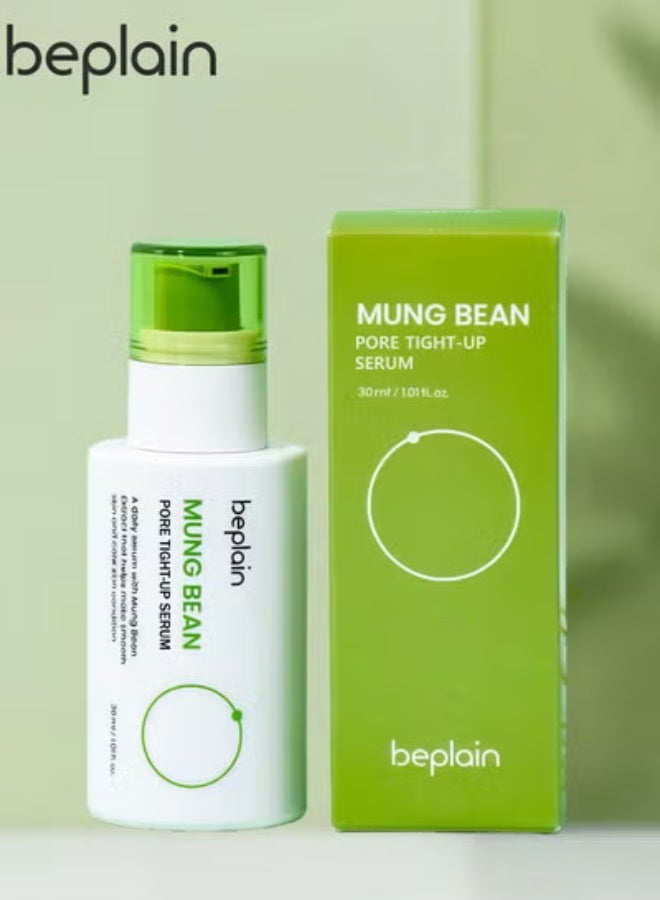 beplain Mung Bean Pore Tight-up Serum 30ml,Enriched with Mung Bean Peptides, it Gently Tightens Pores and Firms the Skin. - Image 1