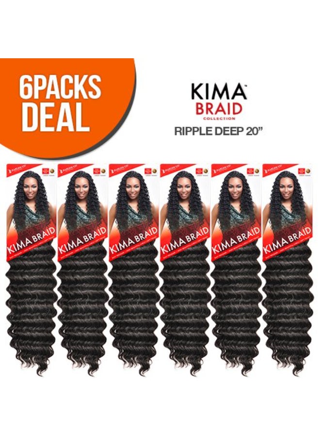 Harlem 125 Harlem125 Synthetic Hair Braids Kima Braid Ripple Deep 20 6Pack 1 - Image 3