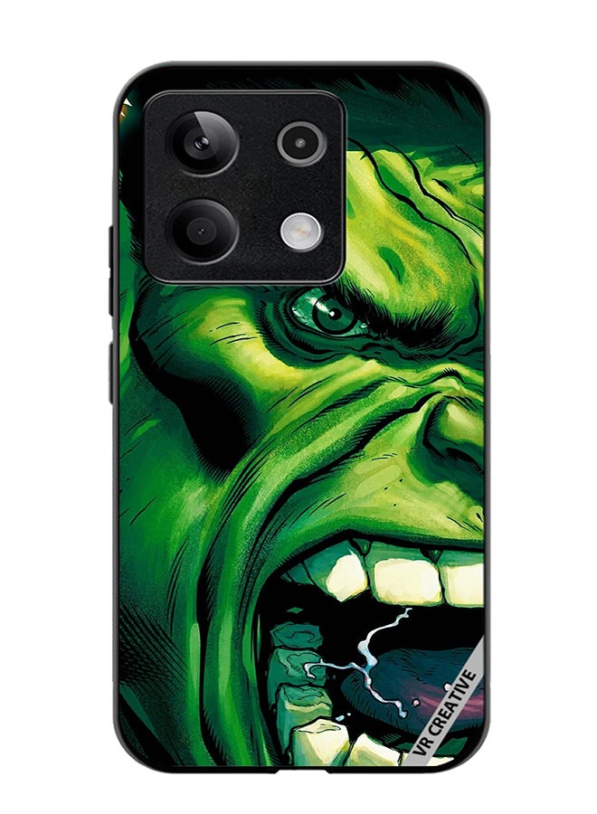 VR CREATIVE Protective Case Cover For Xiaomi Poco X6 Hulk Face Design Multicolour - Image 1