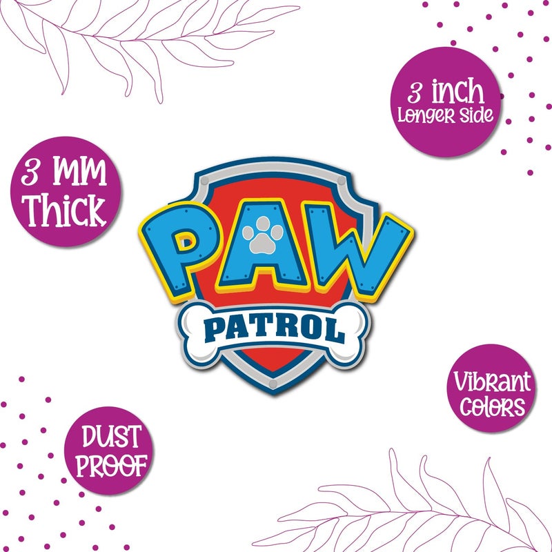 Click n ship Paw Patrol Multicolor Fridge Magnet for Kids - Image 4