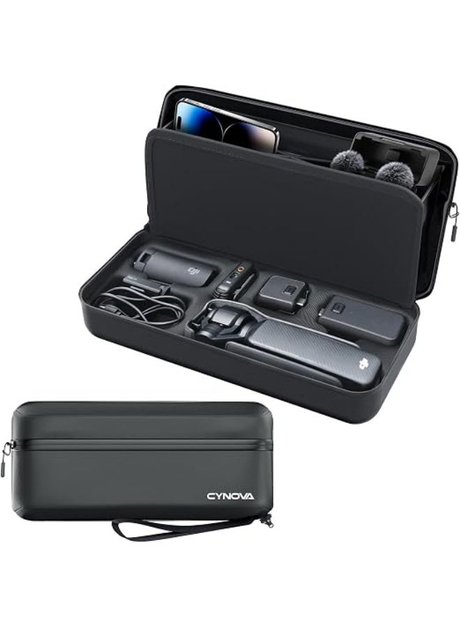 CYNOVA DJI Osmo Pocket 3 Carrying Case for DJI Osmo Pocket 3/4/Xtra Muse Creator Combo Accessories, Portable Nylon Storage Protective Bag Compatible with Osmo Pocket 3 Accessories - Image 1