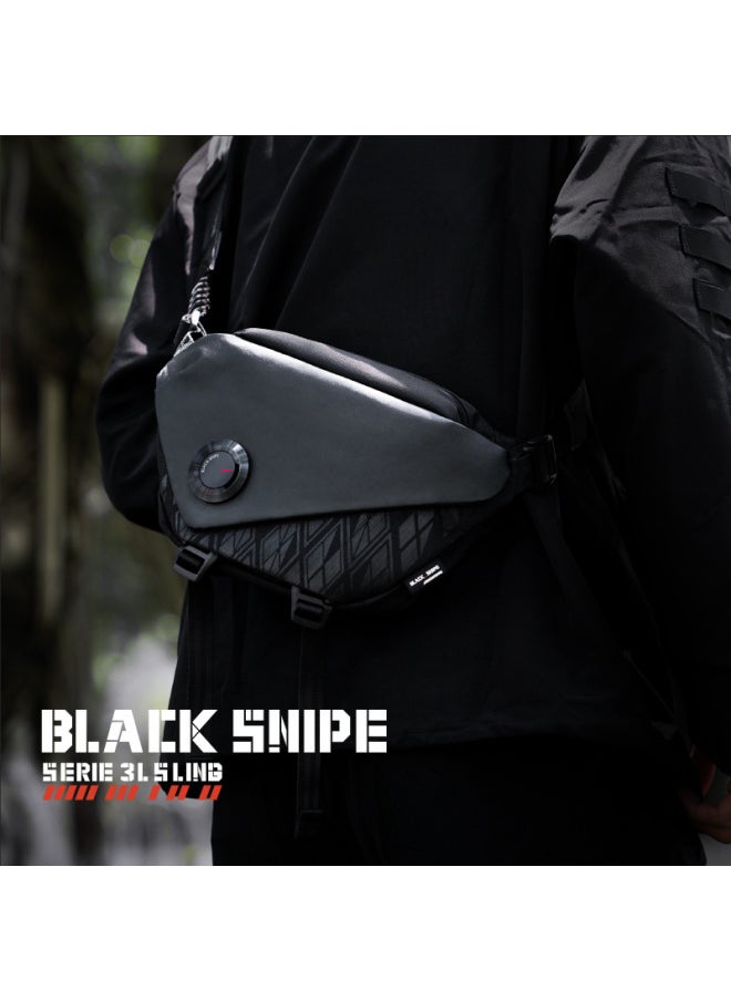 Generic VSGO Micro High 3L Single Shoulder Camera Messenger Storage Bag Photography Commuter Outdoor Travel Micro SLR Digital Chest Bag-Color:V-B0P05 Black Harrier 3L Photography Shoulder Bag  - Image 3