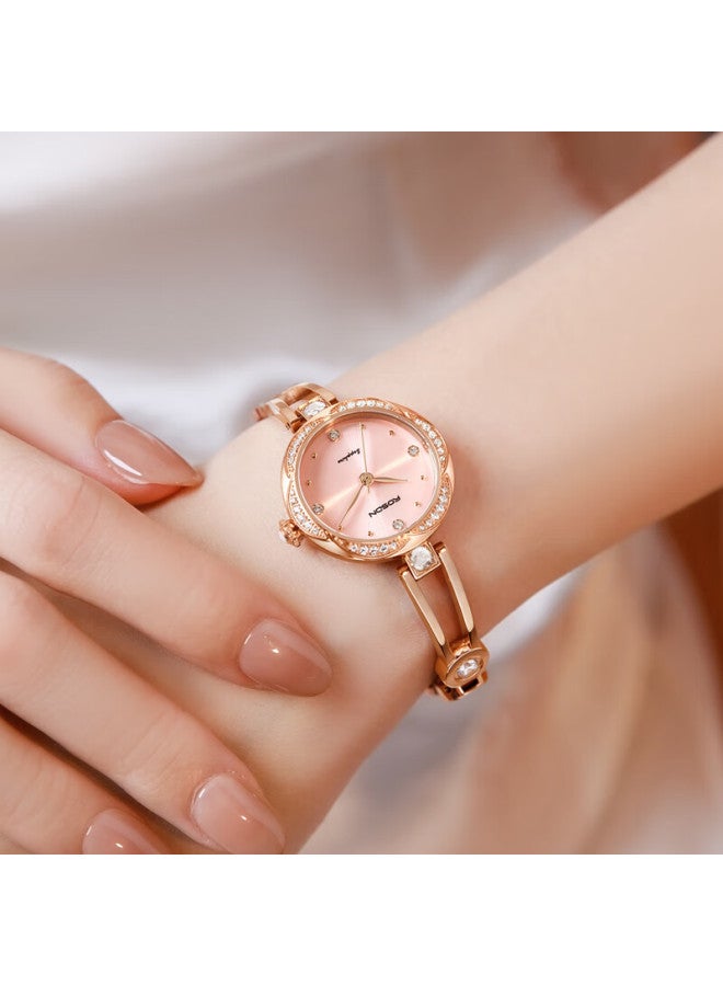 Ros Dn Women's Watch, Small Petal Ultra-thin Fashionable Versatile Waterproof Ladies Watch, Top Ten Brands, New Year Gift For Girlfriend