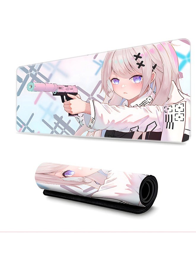 Counter-Strike 2 Game Mouse Pad, Non-Slip Mousepad, Anime Mouse Pad,HD thermal transfer USP-S | Printstream Large Mouse Pad, Extended Keyboard Mousepad with Non-Slip Base and Stitched Edge(40cm×80cm)