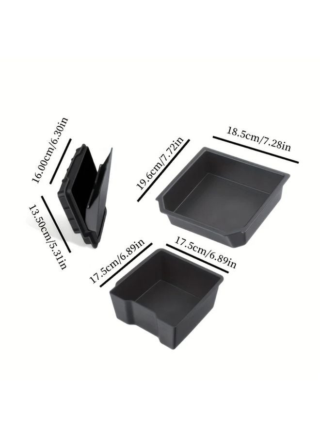 Tesla Model 3 Highland 2024 Model Y Juniper 2025 Front Storage Compartment Pad Armrest Hidden Box - Image 2