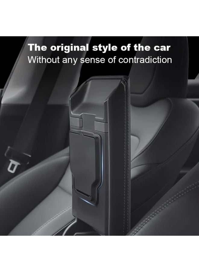 Tesla Model 3 Highland 2024 Model Y Juniper 2025 Front Storage Compartment Pad Armrest Hidden Box - Image 5