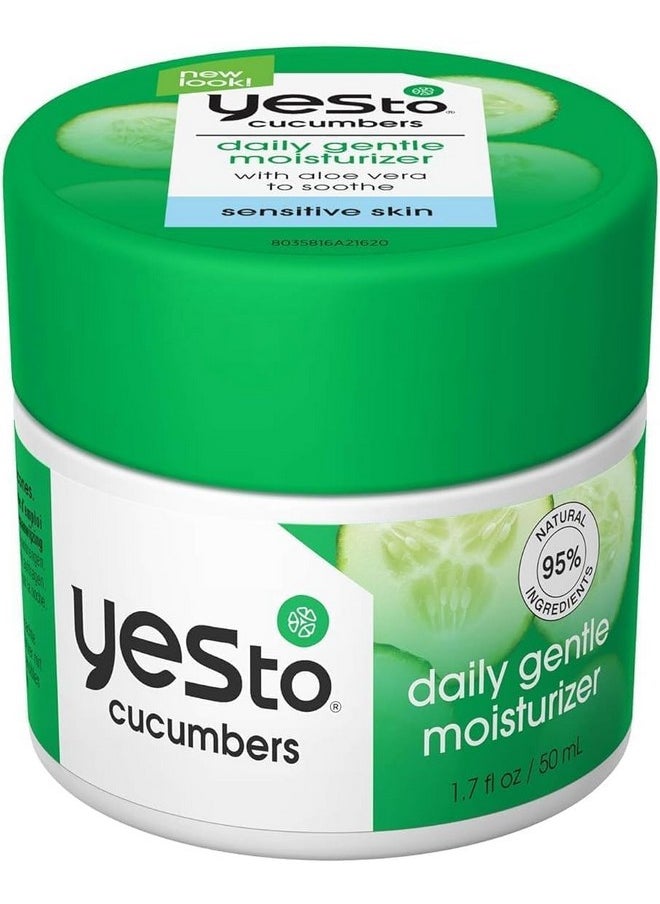 Yes To - Cucumbers Sooth And Calming Daily Gentle Moisturizer For Sensitive Skin With Aloe And Sweet Almond Oil 1.7 Fl Oz - Image 1