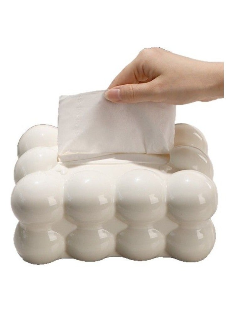 الواحة-TH علب مناديل على شكل غيوم، علب ورقية في غرفة المعيشة وغرفة النوم، ديكورات لتعزيز أجواء العائلة - Image 1