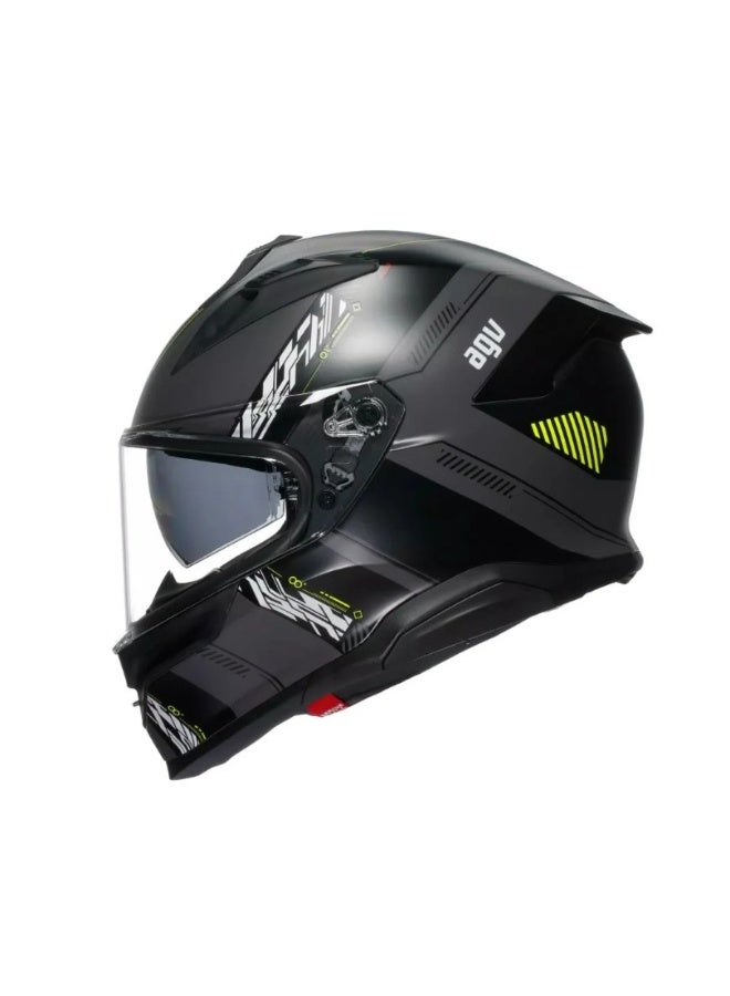 AGV K7 E2206 MPLK KYBER MATT GREY/YELLOW FLUO Helmet - Image 1