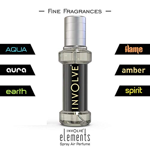 Involve your senses Elements Earth Spray Air Perfume | Fine Fragrance Scent Air Freshener - IELE03-30ml | Car fresheners | Car accessories interior | Long lasting fragrance | Car perfume - Image 4