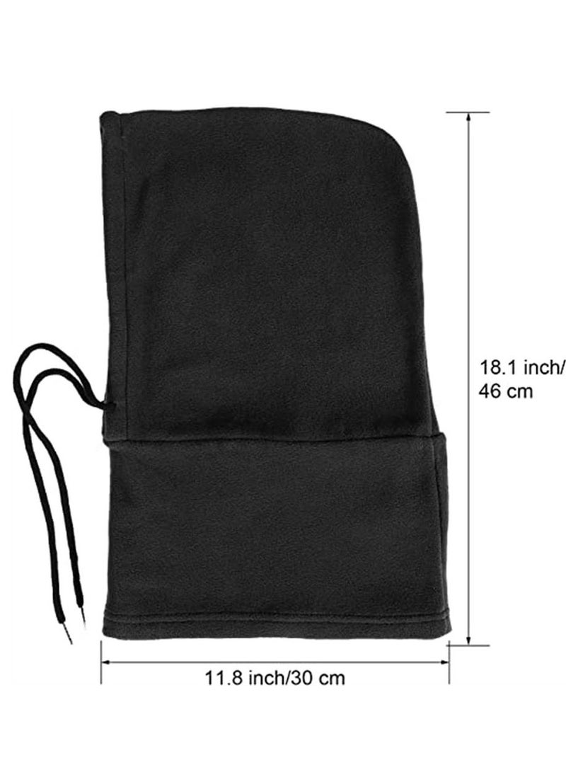 Generic Thermal Cap Mask 3 Pcs Mens Warm Fleece Hat In Winter Outdoor Riding Skiing Sports Thickened Neck Wrap Balaclava Ski Tactical Heavyweight  - Image 3