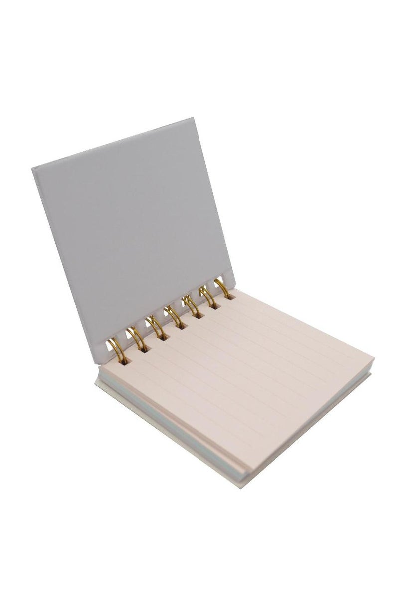 ROCO Notebook - Game Girl - 9.5 X 10 cm - 96 Sheets - Single Ruled (Colored Pages) - Blue - Image 2