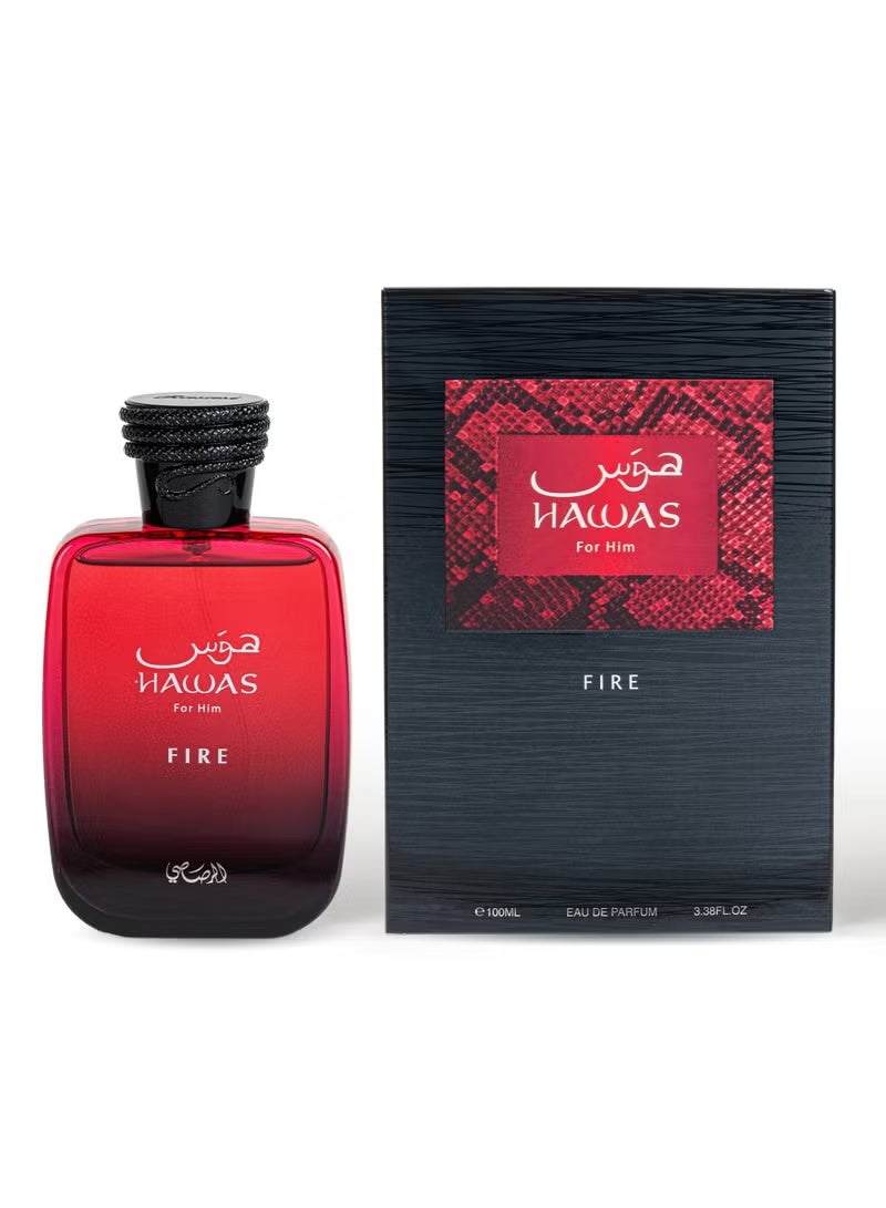 Rasasi Hawas Fire EDP 100ml - Image 3