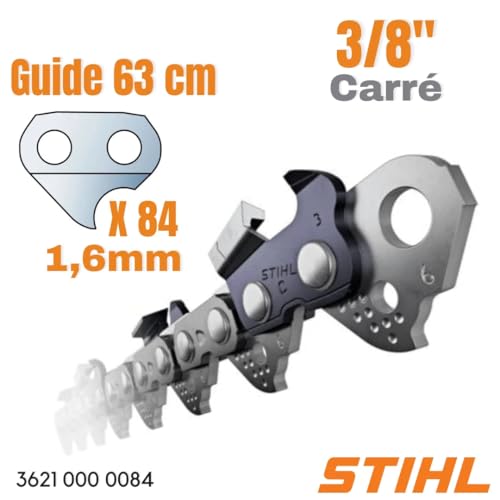 STIHL سلسلة منشار ستيل 25" شاملة الشفرات 3623-005-0084 33RSC-84 - Image 2