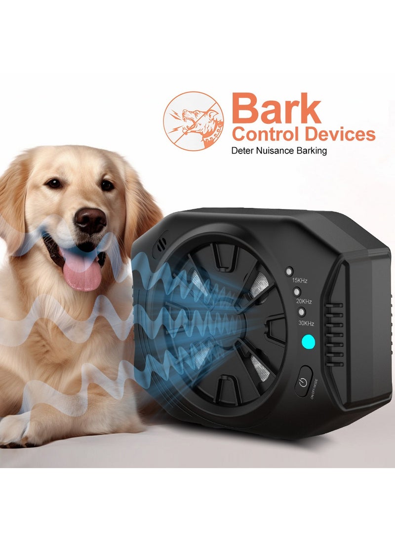 HouDeOS - Anti Barking Device for Dogs, Dog Bark Deterrent Devices with 3 Modes, Ultrasonic Dog Bark Control Devices 30Ft Range Outdoor and Indoor, Waterproof Dogs Barking Silencer Safe for Human and Dogs - Image 1