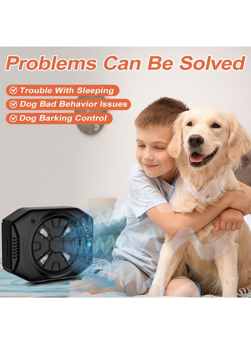 HouDeOS - Anti Barking Device for Dogs, Dog Bark Deterrent Devices with 3 Modes, Ultrasonic Dog Bark Control Devices 30Ft Range Outdoor and Indoor, Waterproof Dogs Barking Silencer Safe for Human and Dogs - Image 1