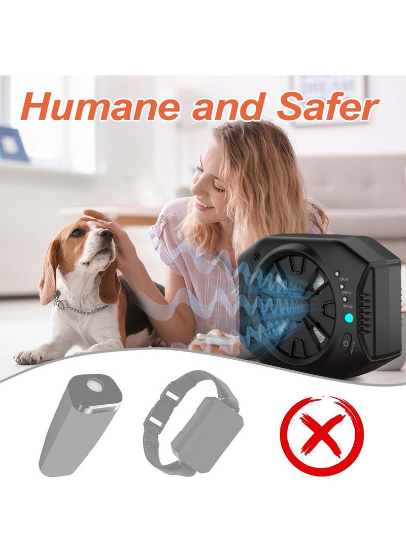 HouDeOS - Anti Barking Device for Dogs, Dog Bark Deterrent Devices with 3 Modes, Ultrasonic Dog Bark Control Devices 30Ft Range Outdoor and Indoor, Waterproof Dogs Barking Silencer Safe for Human and Dogs - Image 1