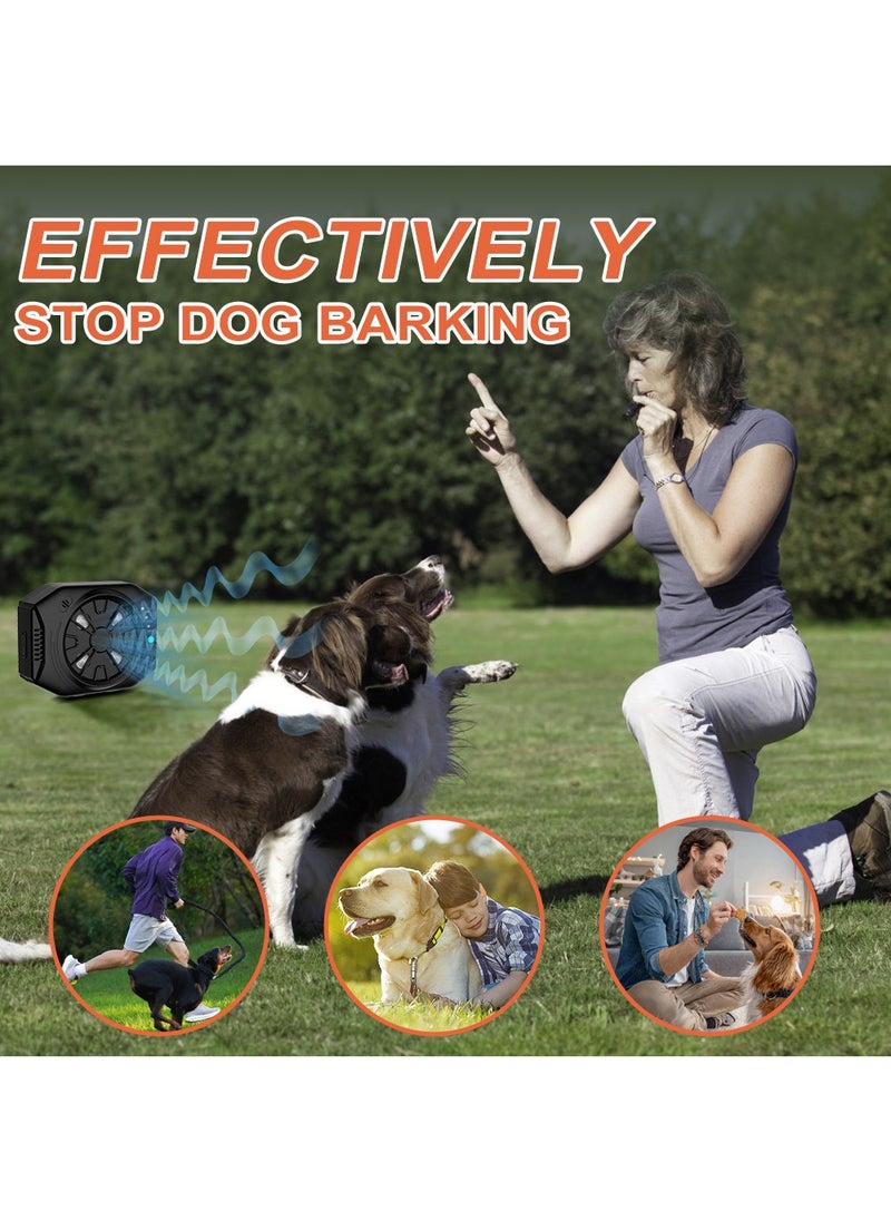 HouDeOS - Anti Barking Device for Dogs, Dog Bark Deterrent Devices with 3 Modes, Ultrasonic Dog Bark Control Devices 30Ft Range Outdoor and Indoor, Waterproof Dogs Barking Silencer Safe for Human and Dogs - Image 1