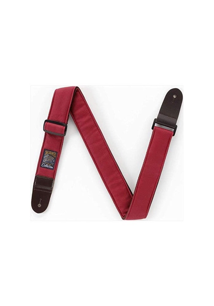 Ibanez Designer Collection Guitar Strap - Wine Red - Image 2