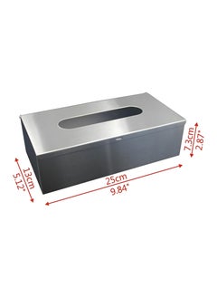 Stainless Steel Rectangular Tissue Box Holder, Wall Mount, Tissue Storage Box for Bathroom, Bedroom, Office, Car - pzsku/Z49F4C9CB751D54500B93Z/45/_/1734122697/b778d754-b59f-4c90-9196-6ae8d3b1694a