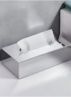 Stainless Steel Rectangular Tissue Box Holder, Wall Mount, Tissue Storage Box for Bathroom, Bedroom, Office, Car - pzsku/Z49F4C9CB751D54500B93Z/45/_/1734122707/e5852d72-7277-4032-a6c8-1c29bf742be4