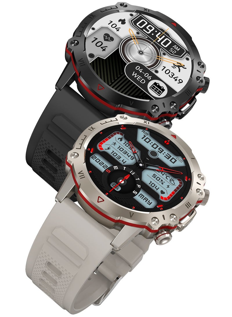 RollsTimi  Men's Smartwatch 1.39" IPS HD-Display Fitness Tracker with Heart Rate Monitor Sports Smart Watch for Men - Image 2