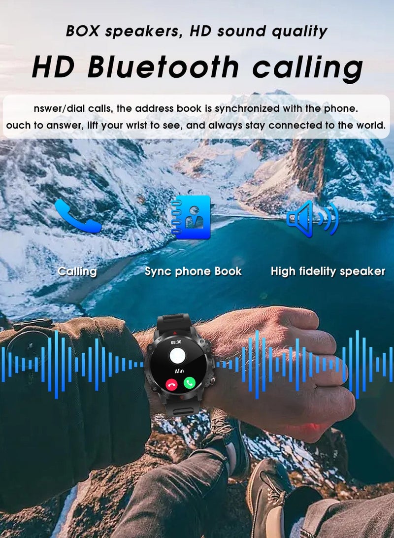 RollsTimi  Men's Smartwatch 1.39" IPS HD-Display Fitness Tracker with Heart Rate Monitor Sports Smart Watch for Men - Image 4