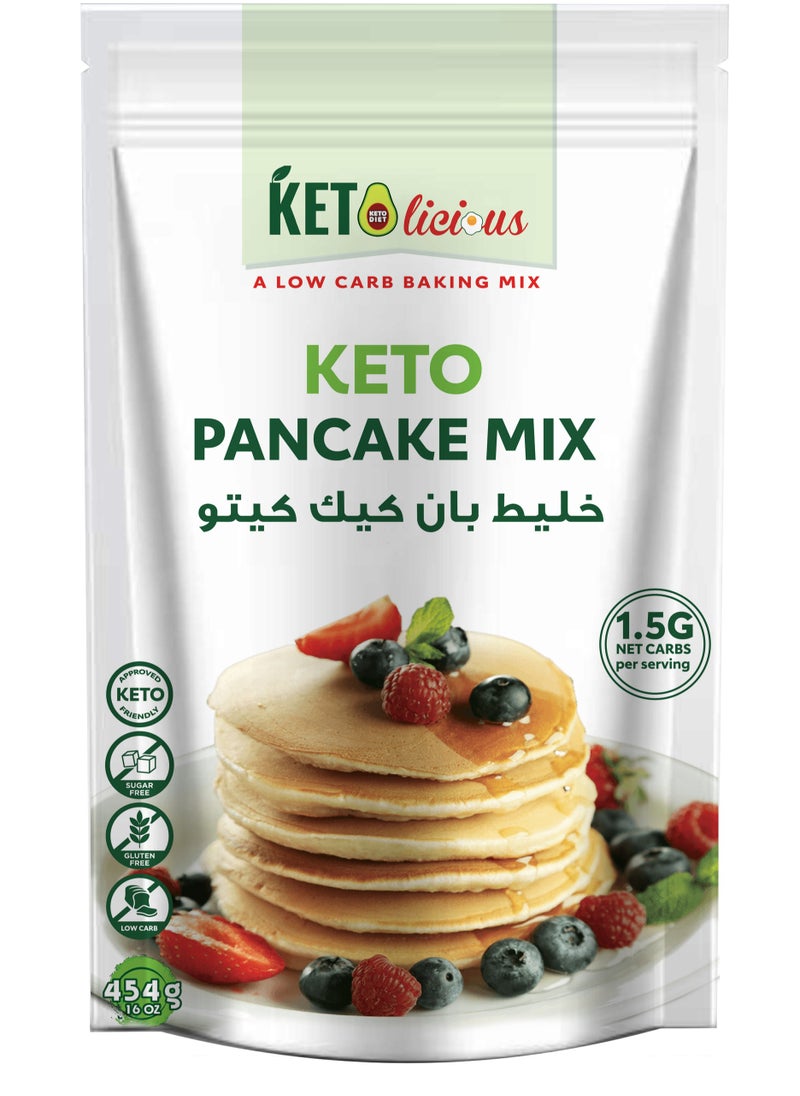 Ketolicious Keto Pancake Mix - 454gm  - Image 1