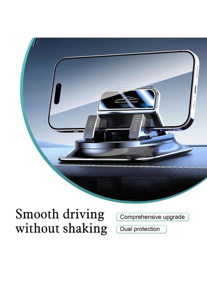 Zosgrew Dashboard Navigation Bracket, 360 Degree Rotation Automotive Phone Holder, Universal Self-Adhesive Non-Slip Car Phone Holder, for Most Cars (Black) - Image 5