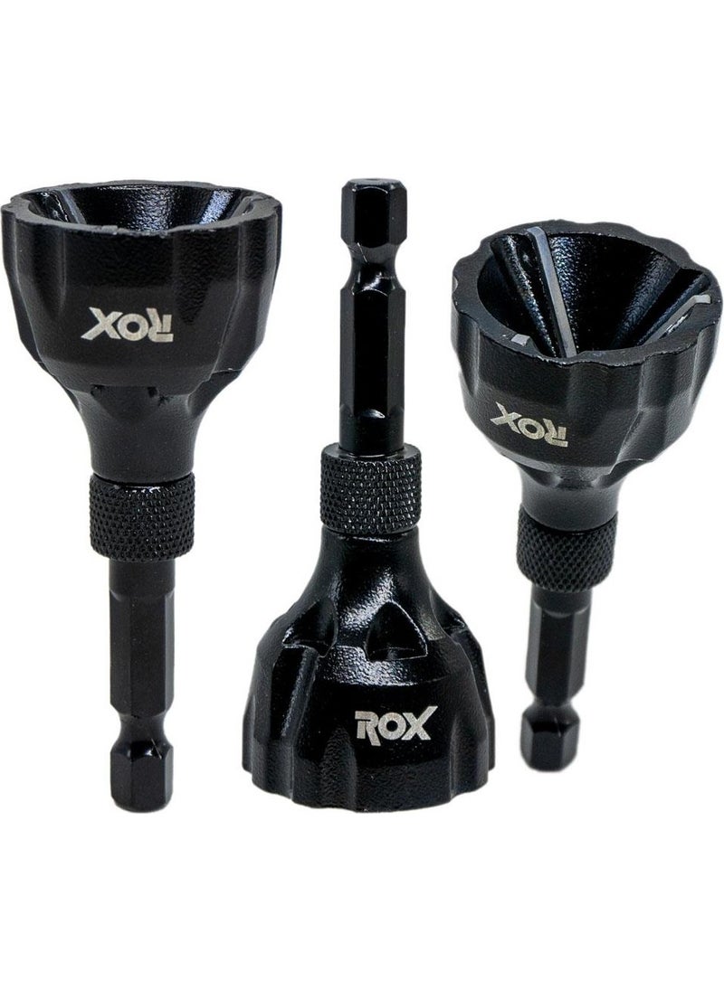 ROX 1097 Bit Mounted on Shank Drill Deburring Tool 3-20 mm  - Image 3