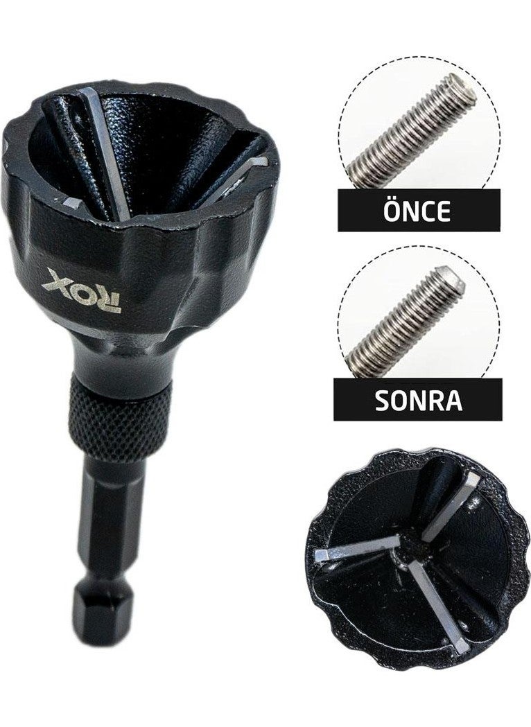 ROX 1097 Bit Mounted on Shank Drill Deburring Tool 3-20 mm  - Image 1