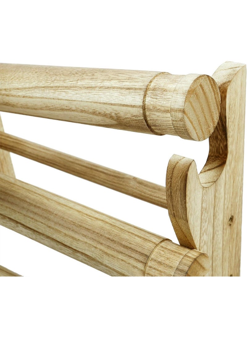 2-Tier Bar Bracelet Bangle Jewelry Holder Stand Display Organizer, Wood Bracelet Bangle Holder (Color : WOOD) - Image 3