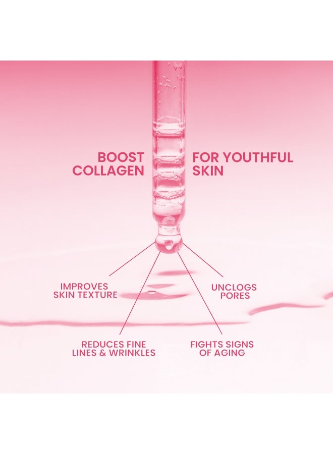 Rivaj UK Rivaj Retinol Face Serum 30ml – Pink Anti-Aging & Acne Treatment – Collagen Boosting Serum with Niacinamide & Hyaluronic Acid – Fades Dark Spots & Wrinkles – Lightweight Skincare - Image 4