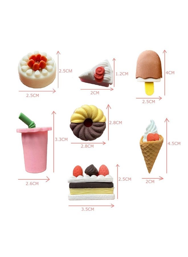 EOOUT Mini Resin Food Toys Decoration Mixed Model Making Miniature Random Imitation Cup Dessert Pastry Cake Topper Dollhouse Small Ornaments Accessories New Pattern (FOOD MIX, 10) - Image 4