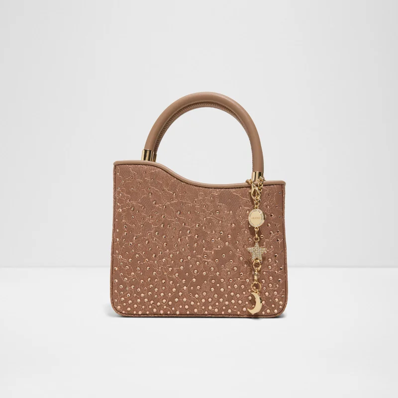 SUNLACE Embellished Top Handle Bag
