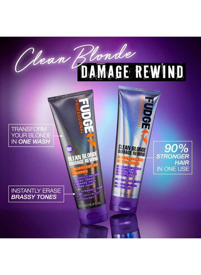 Fudge Conditioner By Fudge Clean Blonde Damage Rewind Violettoning Conditioner 250Ml - Image 3