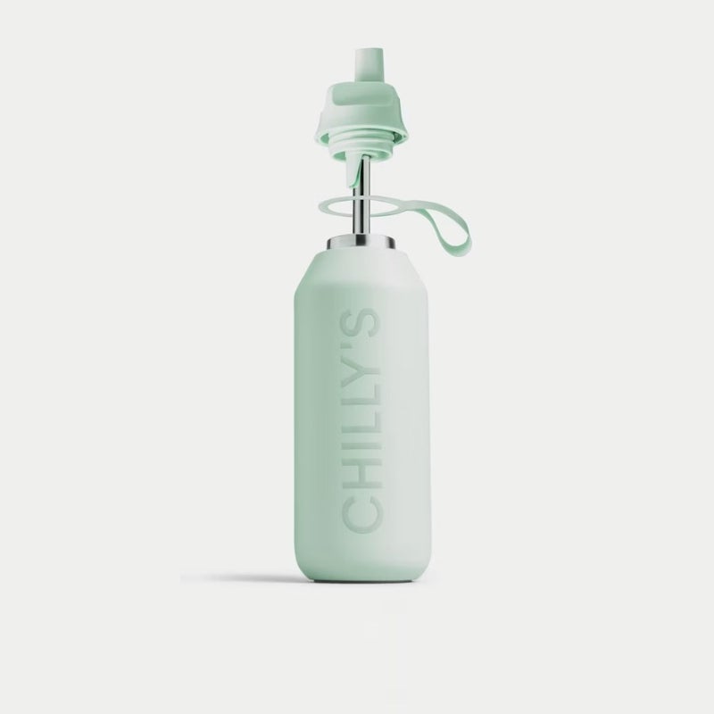 Chilly's | Water Bottle | Series 2 | Flip | 1.0 Liter | Lichen Green - Image 2