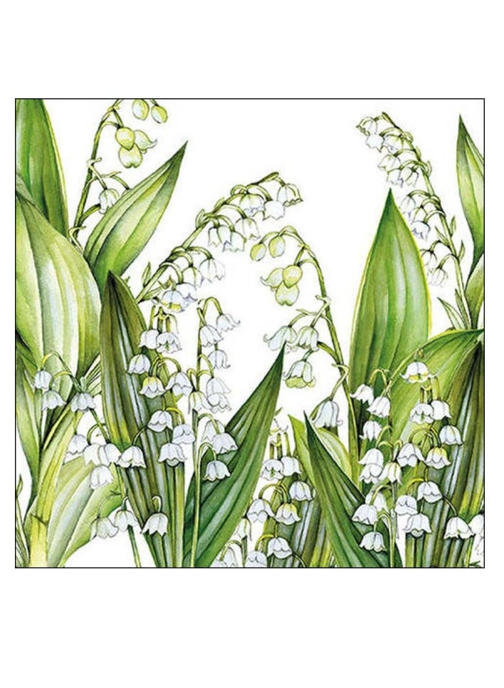 Ambiente Large Sweet Lily Napkins