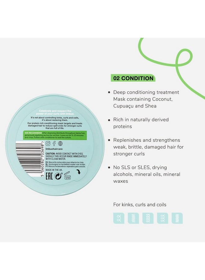 Imbue - Curl Hair Conditioner, 300Ml Proteinrich, Repairing, Vegan, Suitable For 3A4C Curls, Smooths And Strengthens - Image 1