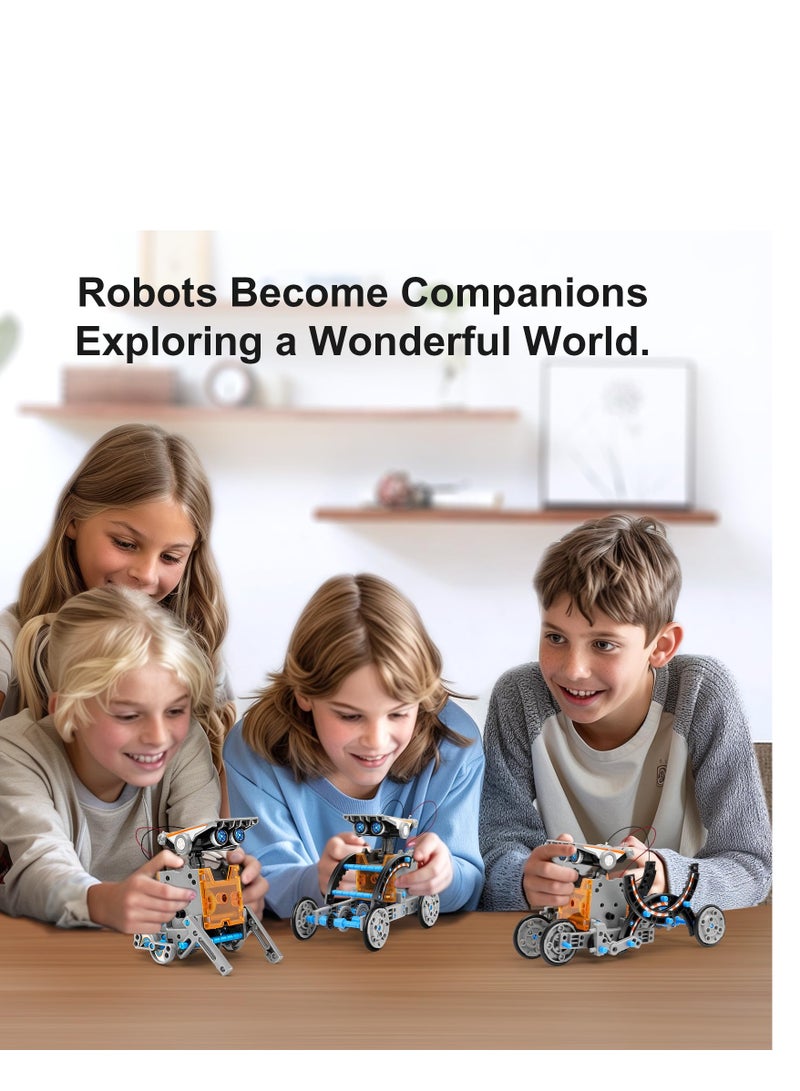 DURKU 12-in-1 Education Solar Robot Toys, DIY Building Science Experiment Kit Boys & Girls Creative Activity-Powered by The Sun - Image 4