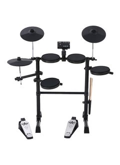 Electric Drum Set 8 Piece Electronic Drum Kit for Adult Beginner with 144 Sounds Hi-Hat Pedals and USB MIDI Connection Holiday Birthday Gifts